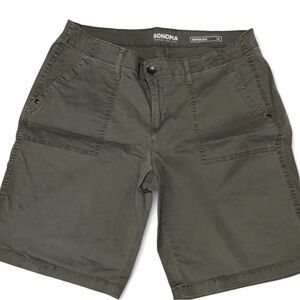 Sonoma Women’s Olive Green Bermuda Shorts